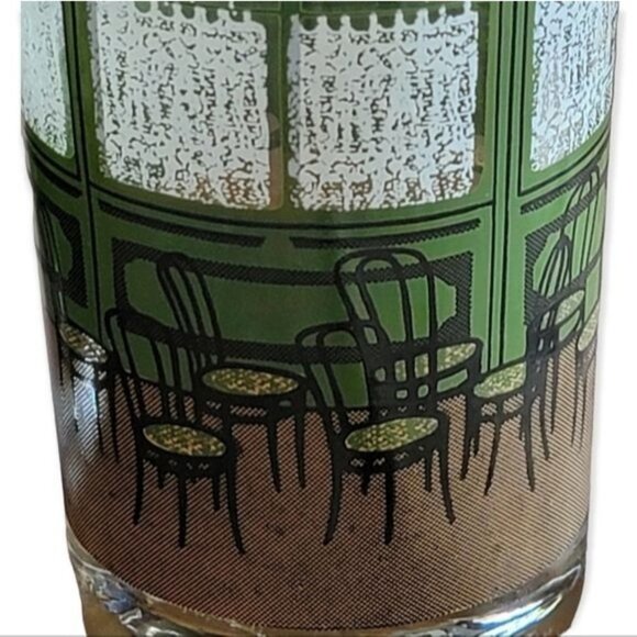 VINTAGE Cafe Josef French Waiter Bar Glasses Collins Style Set of 3 - Picture 2 of 5